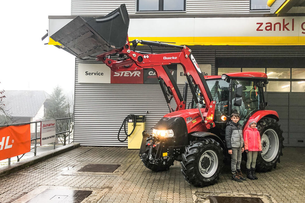 Zankl Landtechnik Übergabe Steiner Leonhard