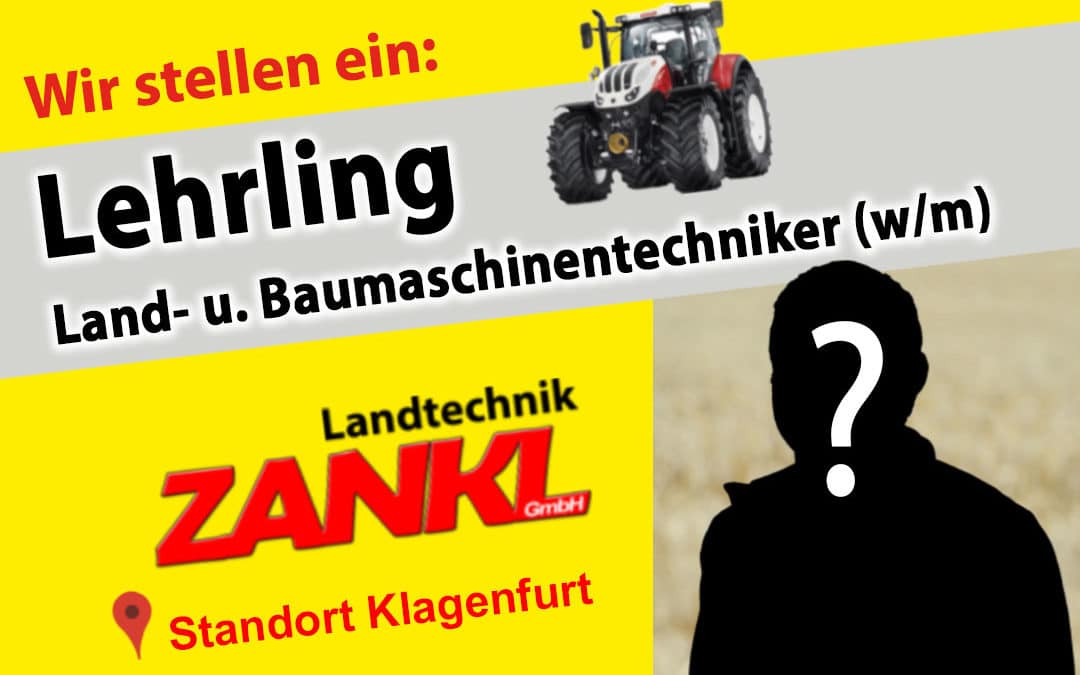 Offene Stelle: Lehrling Landmaschinentechniker