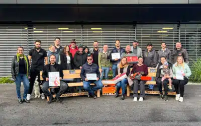 Gewinnübergaben im Gewerbepark Waidegg